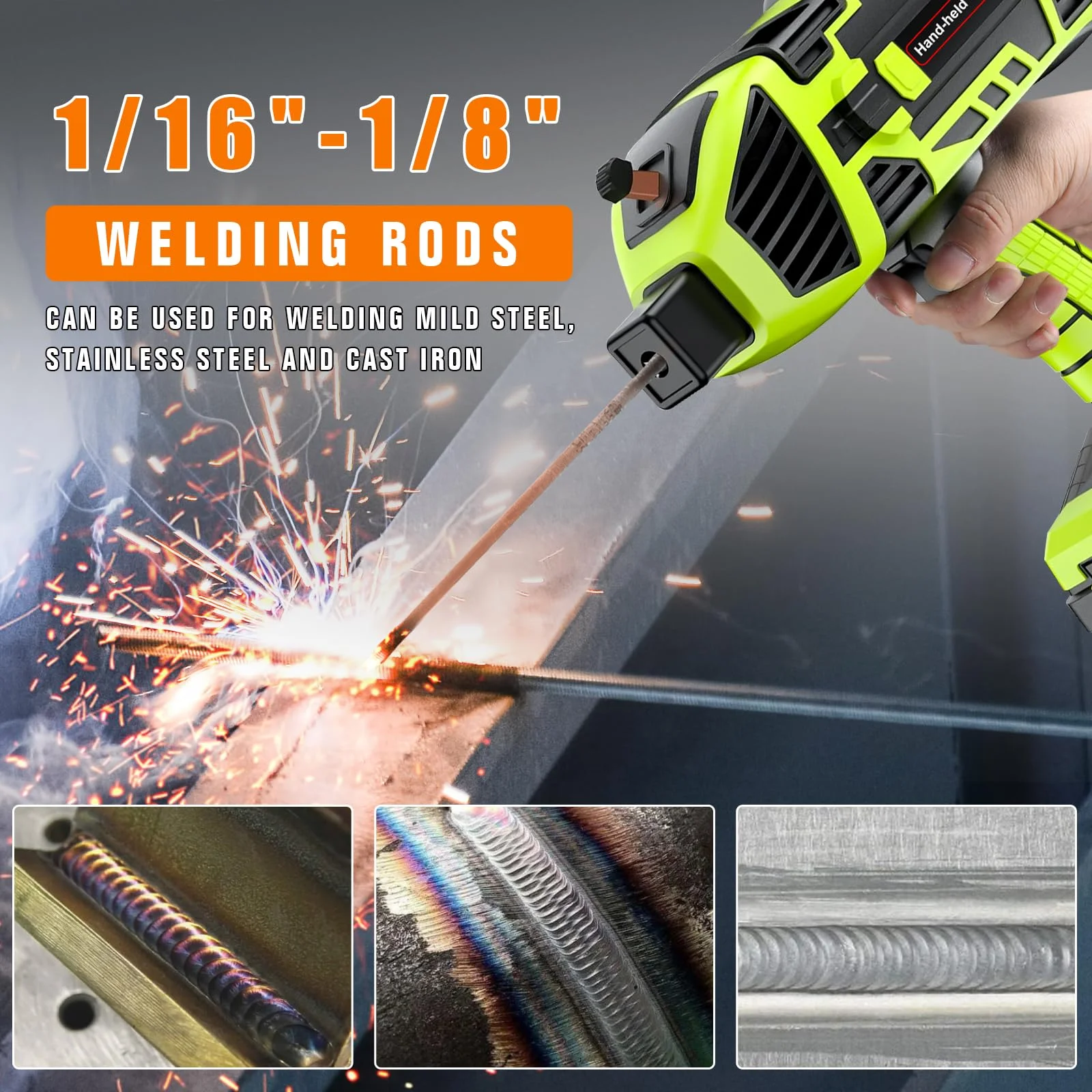 YesRight Handheld Welding Machine 110V 120Amp Portable ARC Welder with Digital Display