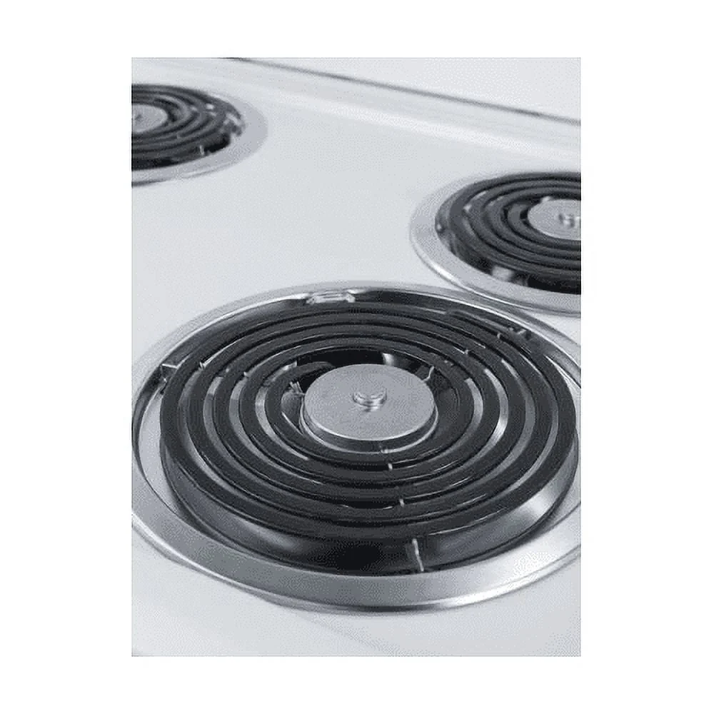 Summit RE203W 20 in. Wide Electric Range, White with Coil Elements - Replaces RE201W