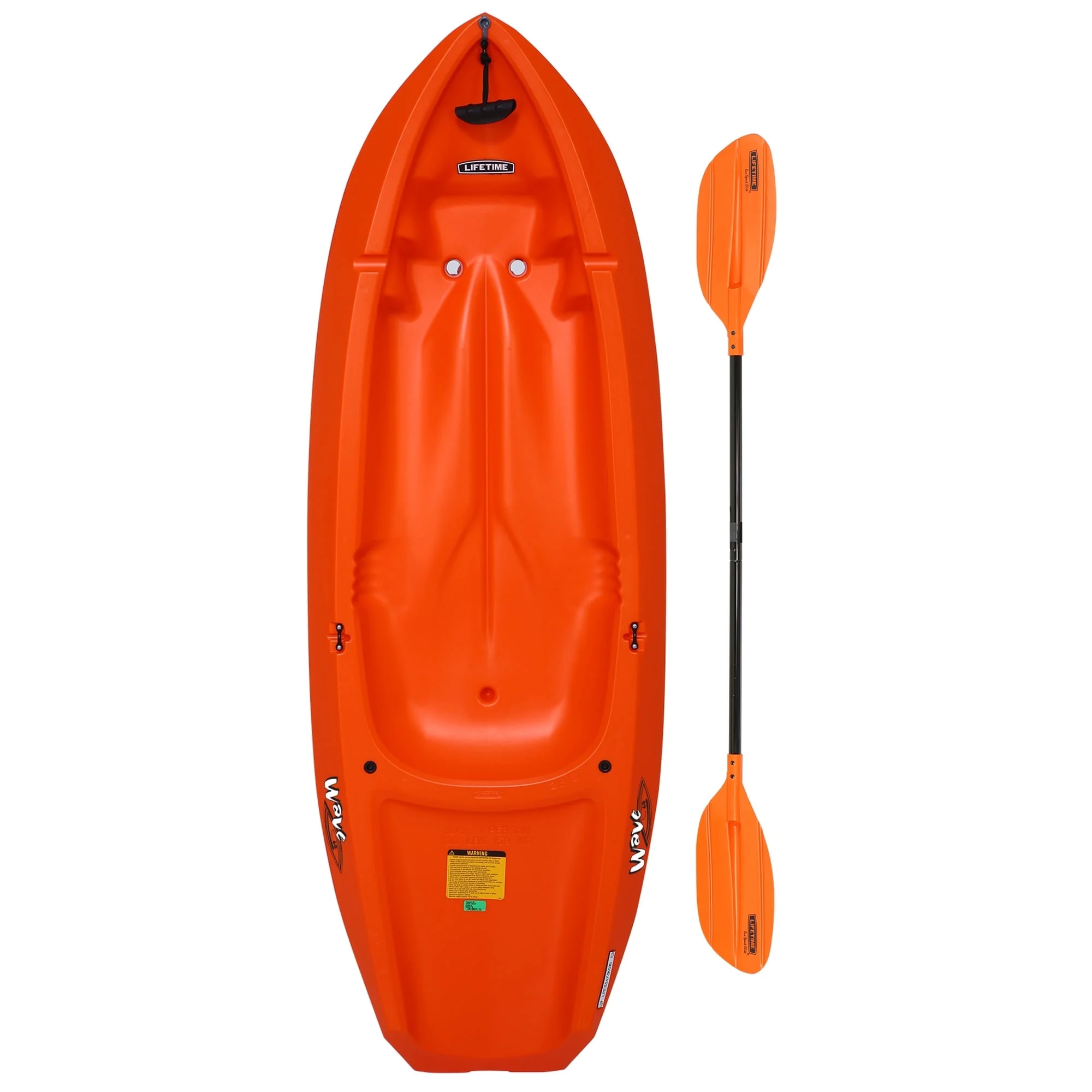 Lifetime Wave 6 ft Youth Kayak, Fire Red (91401)