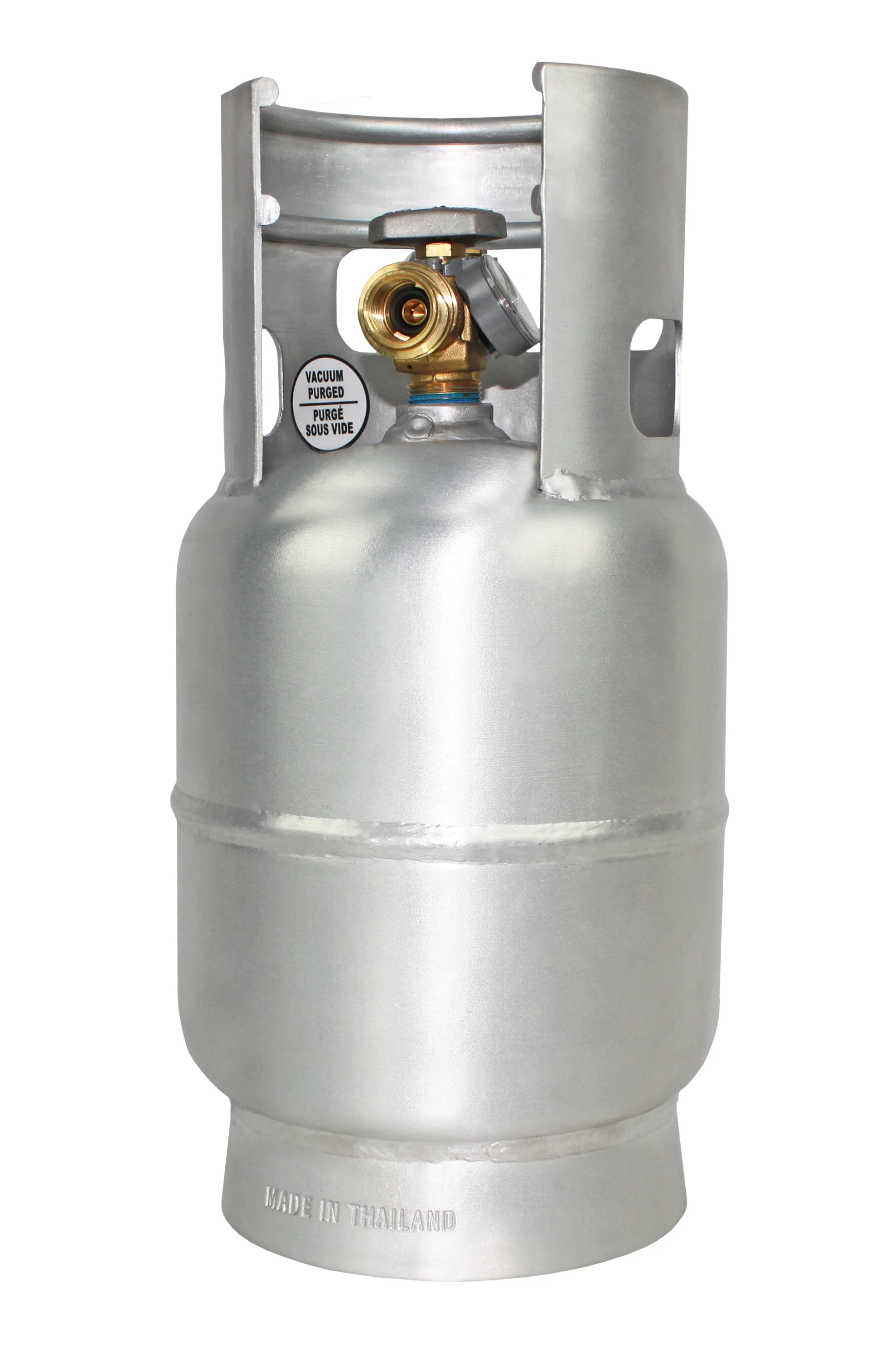 Flame King 5LB Aluminum Propane Tank with Gauge & OPD Valve, Corrosion-Resistant and Rust-Free