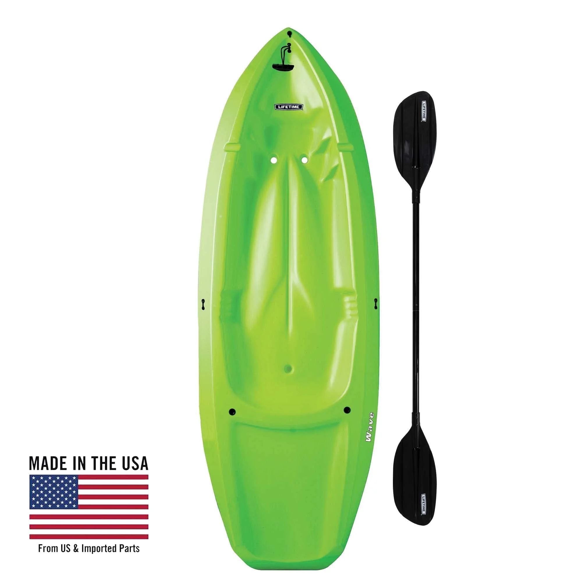 Lifetime Wave 6 ft Youth Kayak, Fire Red (91401)