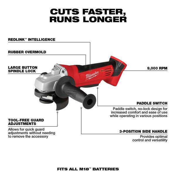 M18 18V Lithium-Ion Cordless Combo Tool Kit (6-Tool) with 3/8 in. Impact Wrench and Blower