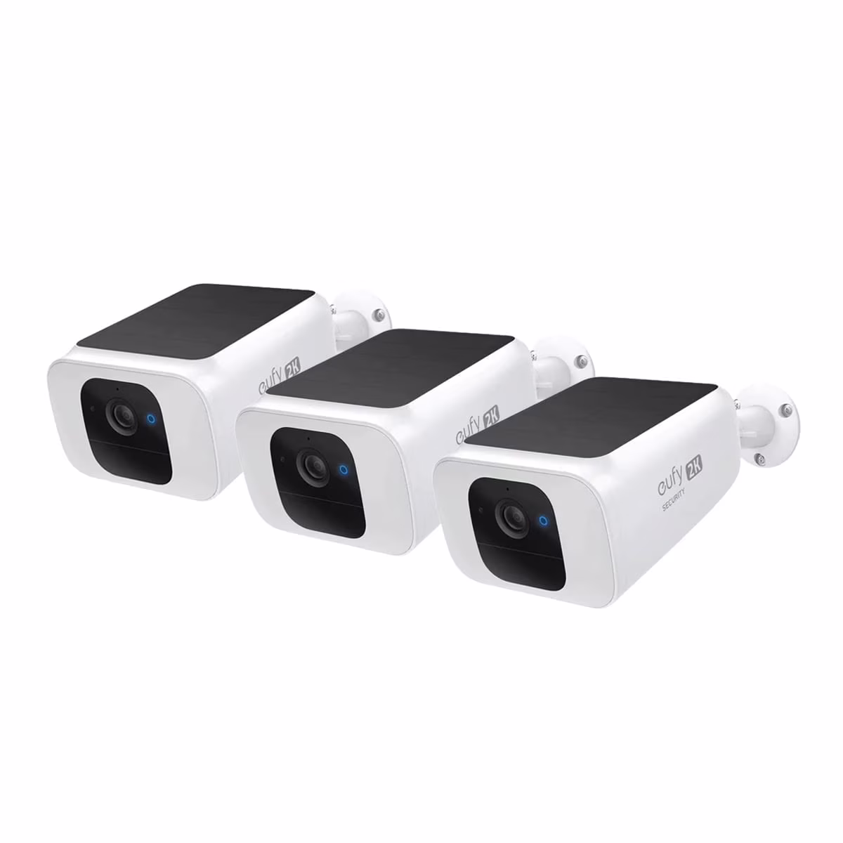 Eufy SoloCam S230 Solar Security Camera S40, 4K UHD, 4-Cam Kit, White, 4-Pack