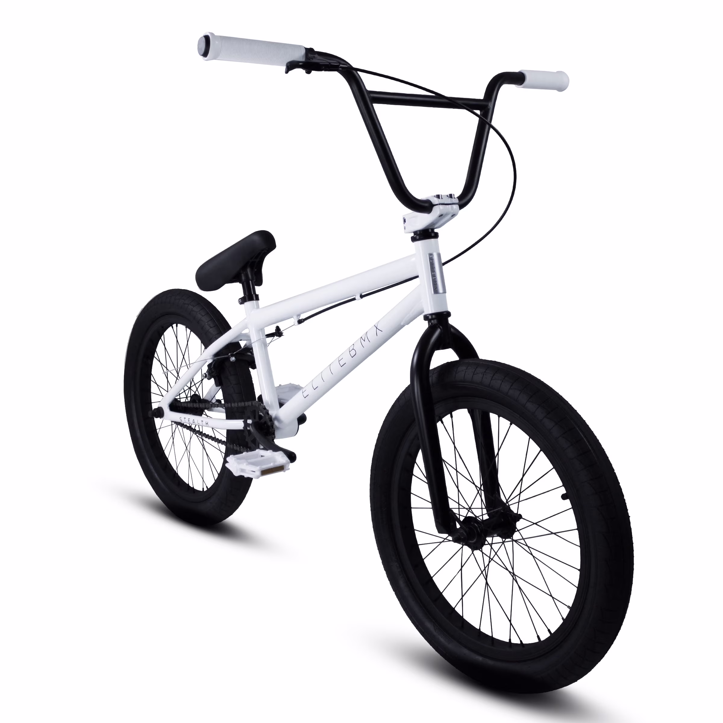 Elite BMX Bicycle 20�� Freestyle Bike - Stealth Blue Purple Ideal for Ages 7 to 18 Years