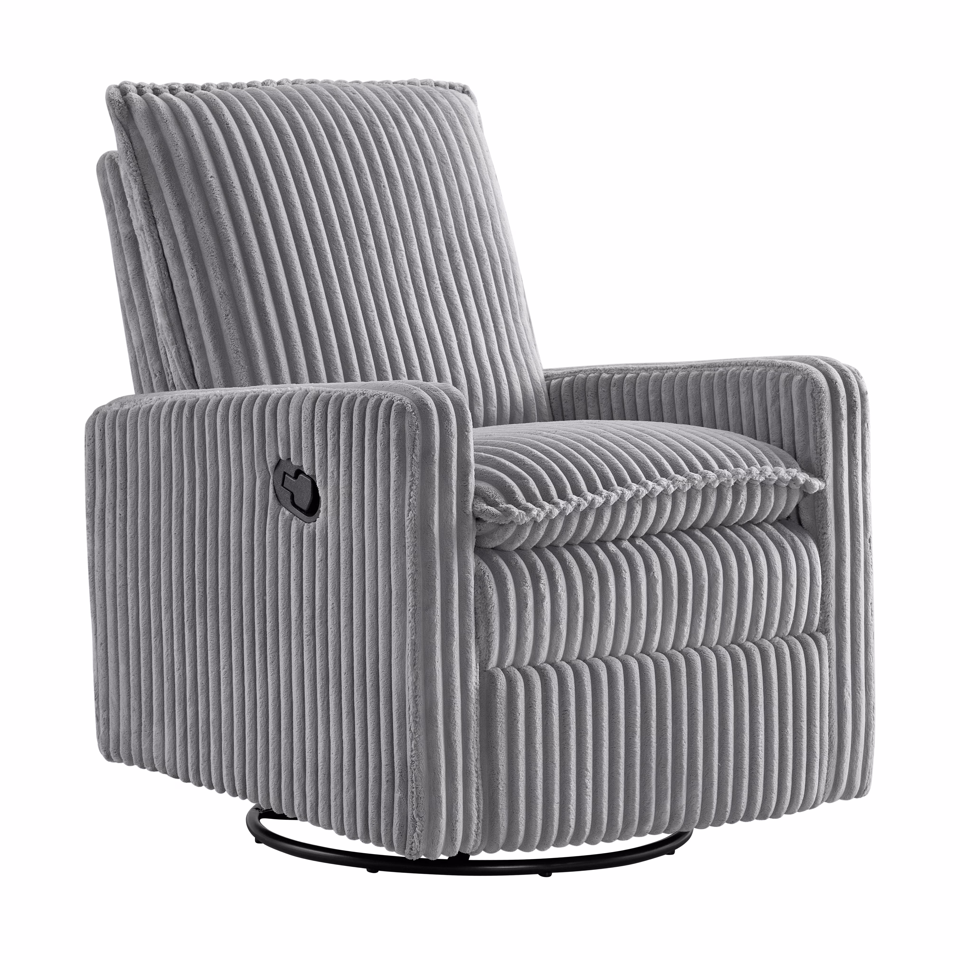 Soho Baby Coventry Glider Recliner Boucle White