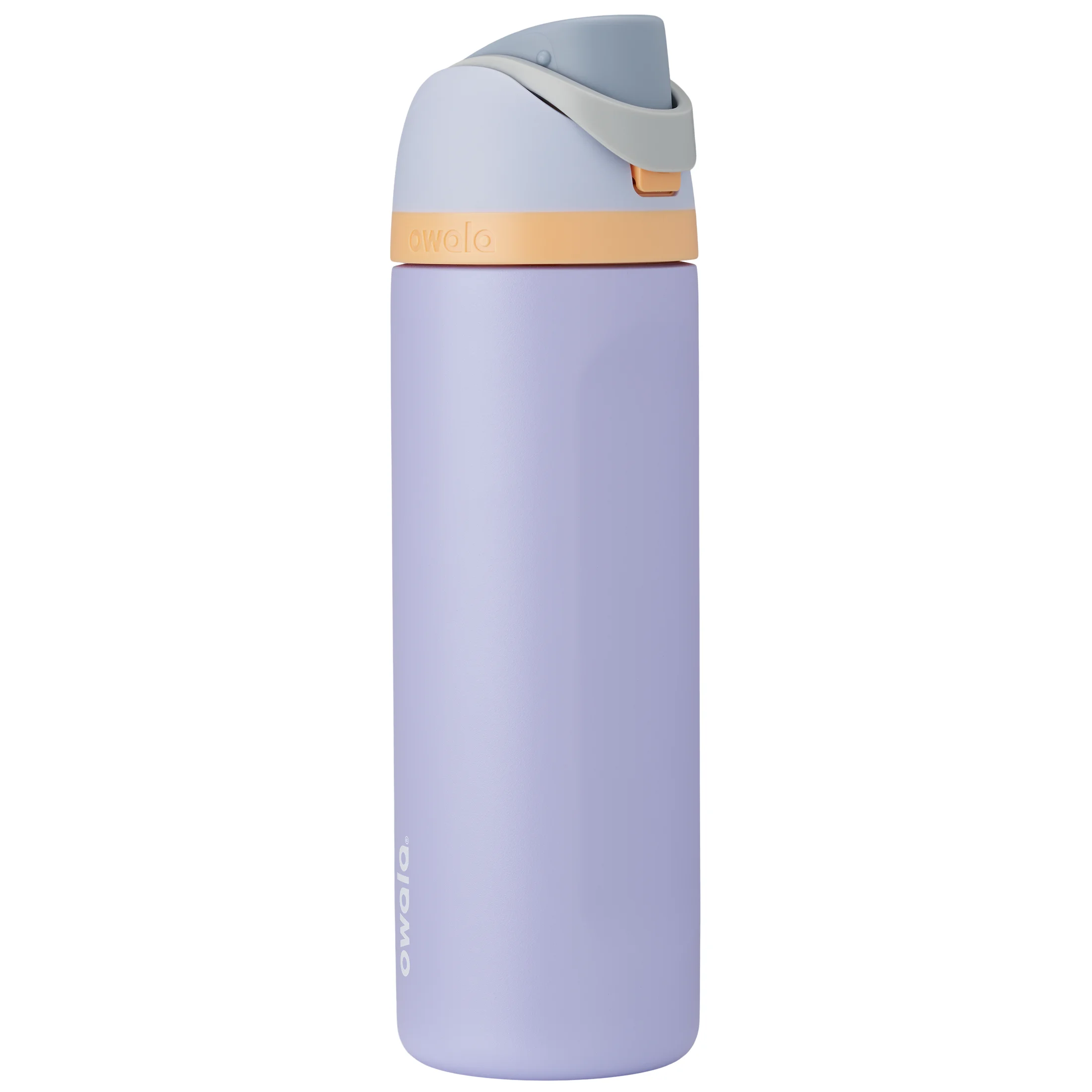 (4 pack) Owala FreeSip Stainless Steel Water Bottle, 24oz, Cloud 9 Light Purple