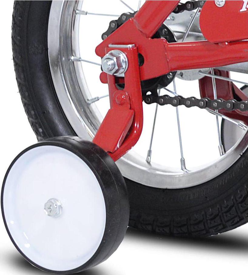 Radio Flyer 12″ Classic Unisex Bicycle with Training Wheels. Red