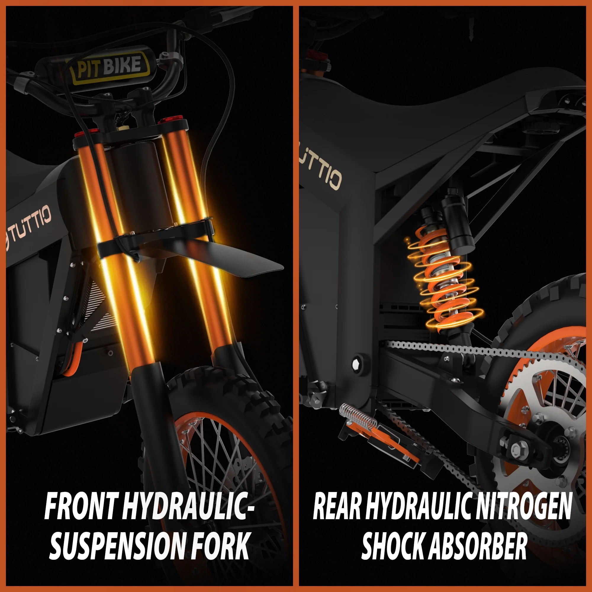 TUTTIO Soleil01 Electric Dirt Bike for Adults,2000W Motor,48V 21Ah Battery, 200N.m High Torque,Max 37Mph,All Terrain Motorized Dirt Bikes