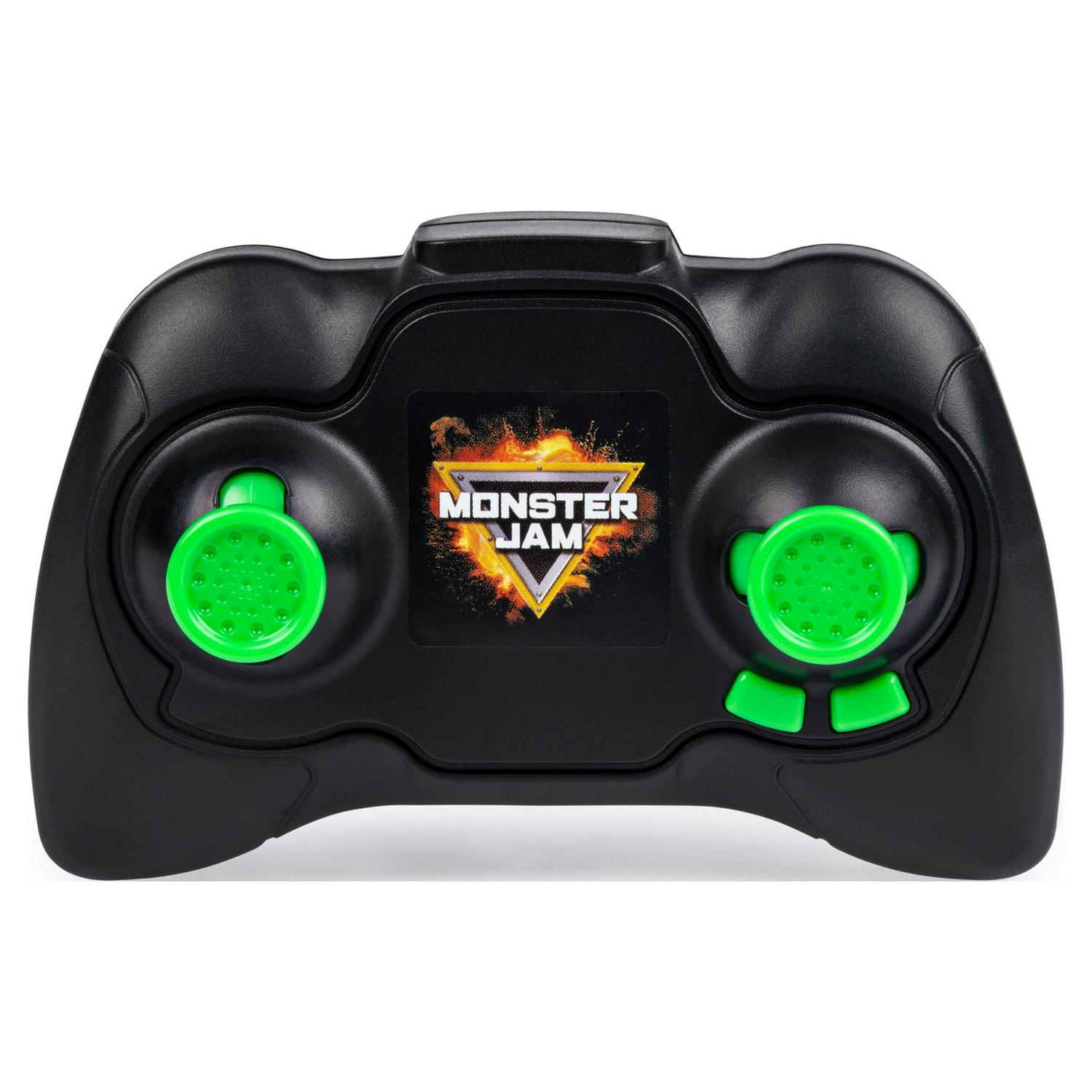 Monster Jam. Official Mega Grave Digger All-Terrain Remote Control Monster Truck with Lights. 1:6 Scale. Kids Toys for Boys and Girls Ages 4-6+