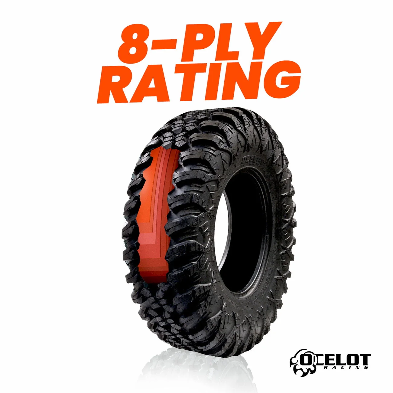 32 x 10R - 14 Ocelot Aurora ATV/UTV Tire