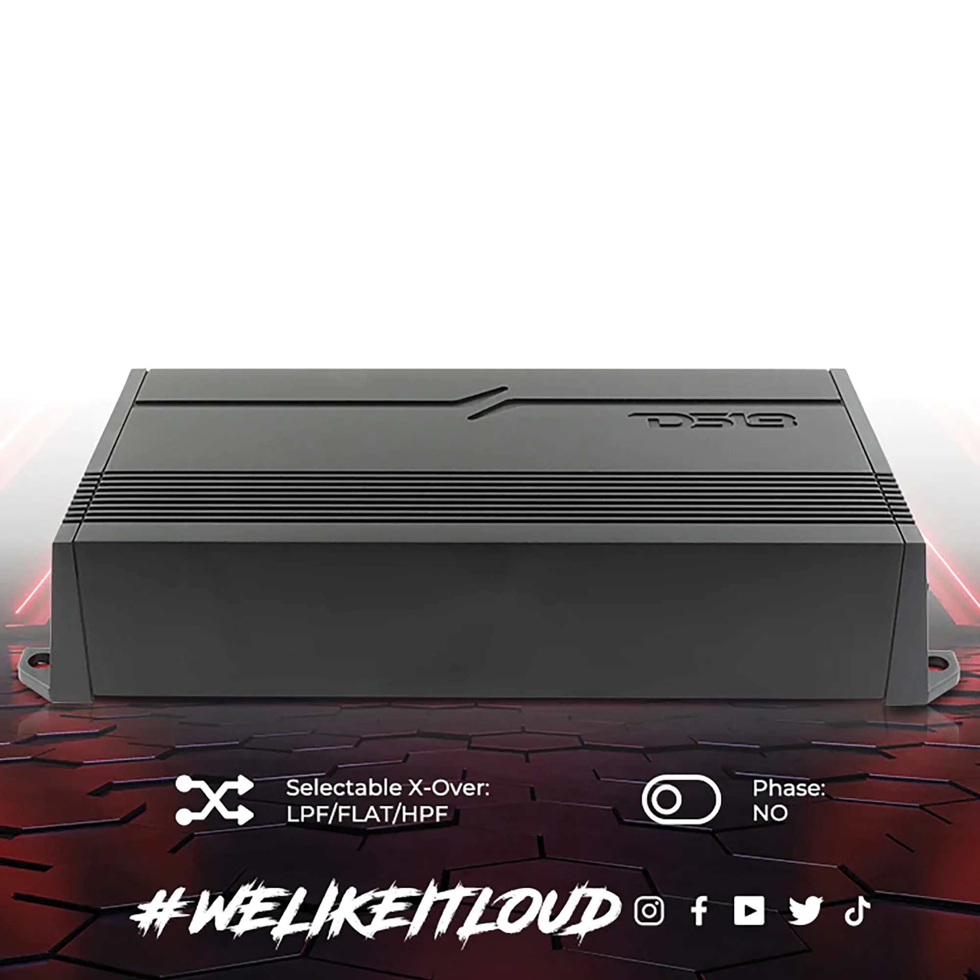 DS18 G1800.4D GEN-X 1,800-Watt-Max 4-Channel Full-Range Class D Amp