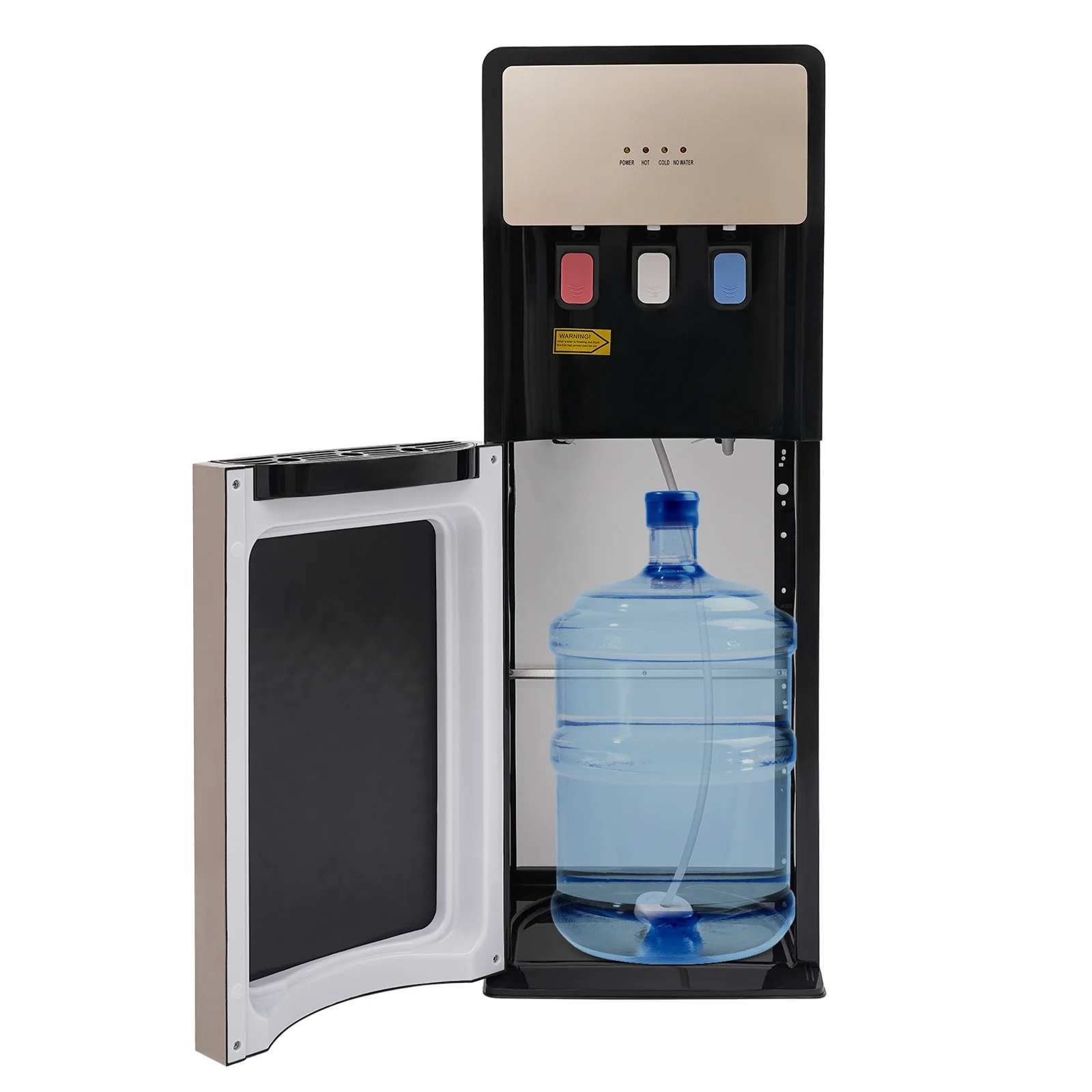 Champaign Gold 5 Gallon Water Dispenser, Bottom Loading Bottom Loading Hot Cold Water Cooler with 3 Temperature Settings, Ideal for Office, Home, Living Room