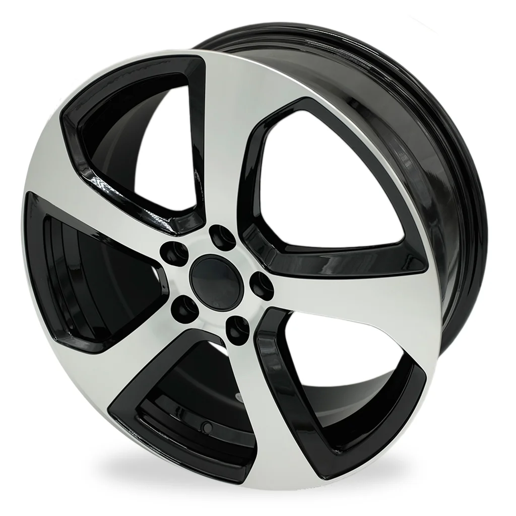 For Volkswagen Golf GTI New Single 18x7.5 Alloy Wheel 2014-2020 Machined Black OEM Design Wheel 18�� Replacement Rim