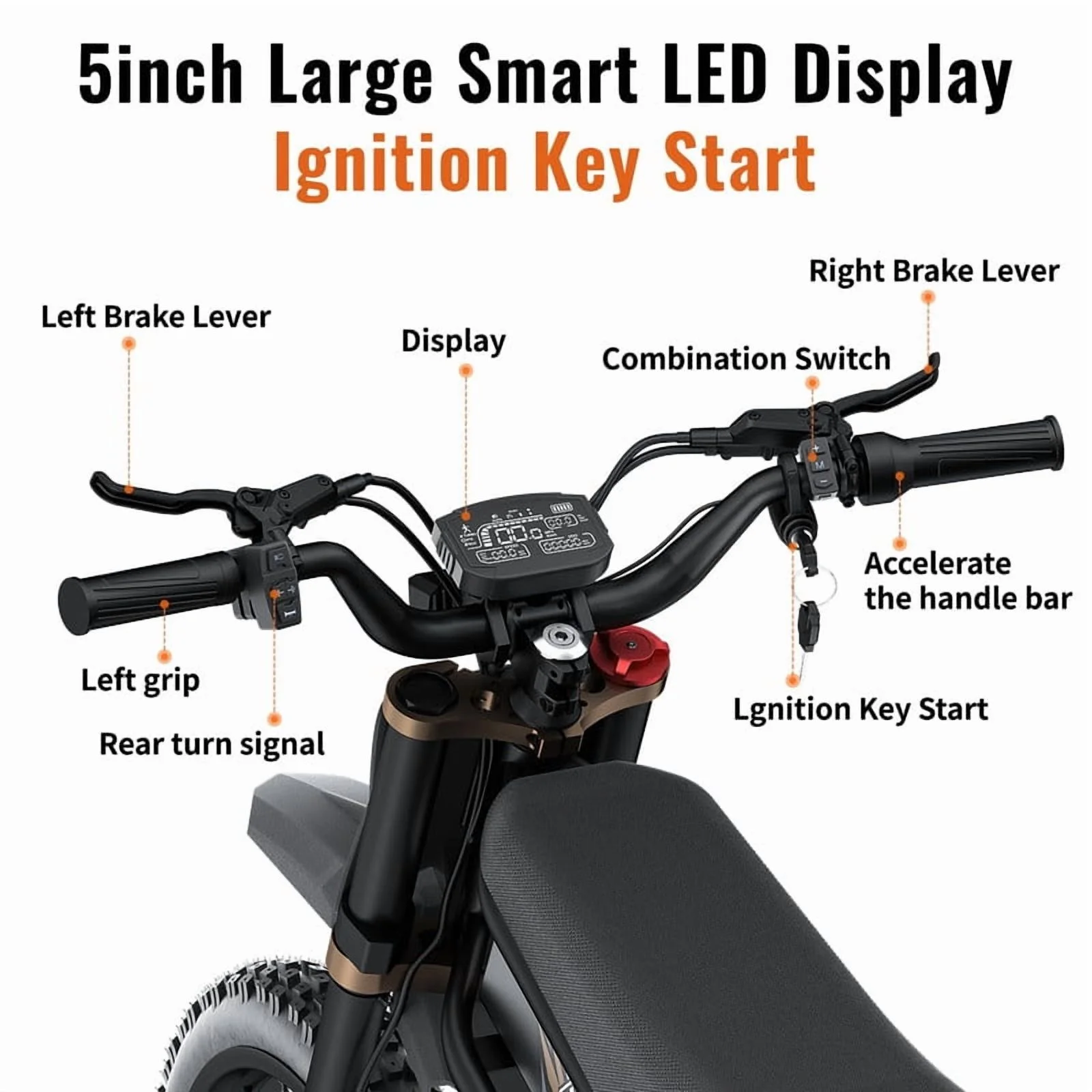 GT73 PRO 338 NM Electric Dirt Bike for Adults,3000W(Peak)Dual Motor 50Mph Max Speed,60V 50MPH 36.4AH Dual Battery Ebike,85 Miles Range, 25