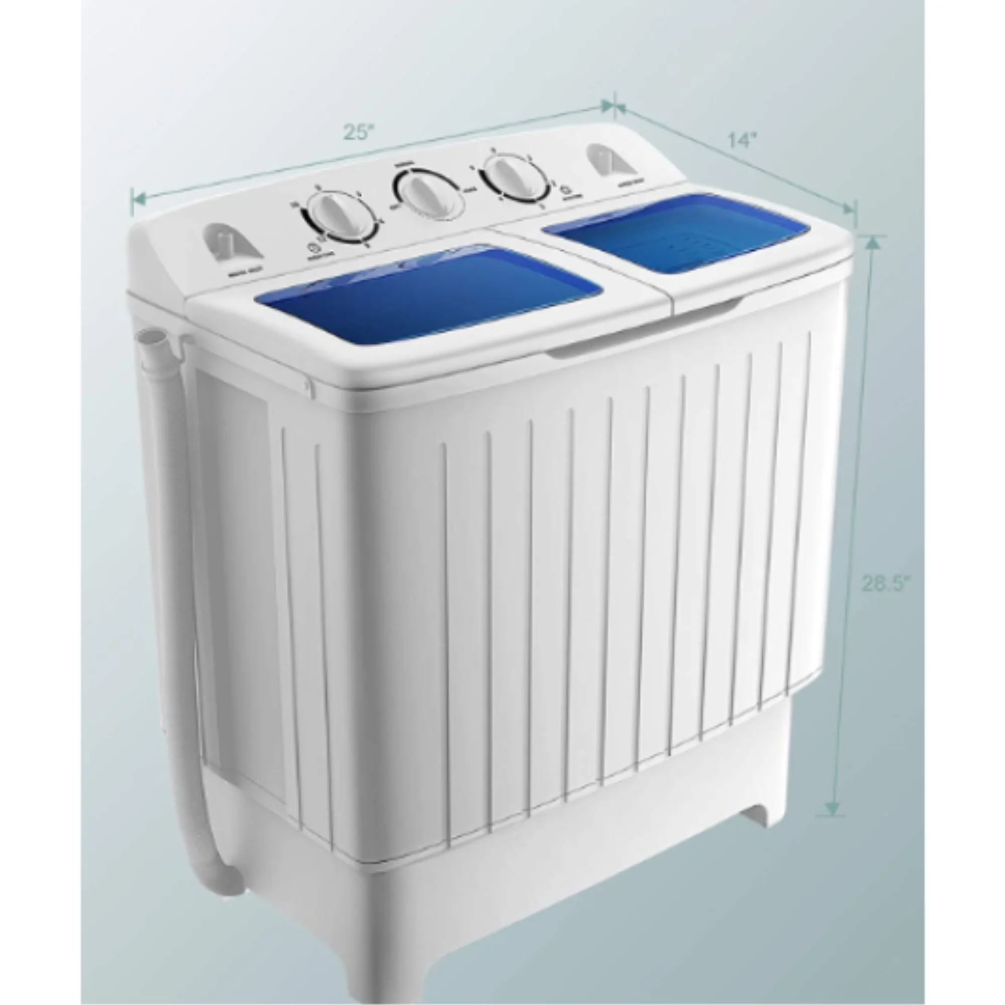 Compact Twin Tub Washing Machine: Easy, Powerful, and Efficient for Home Use