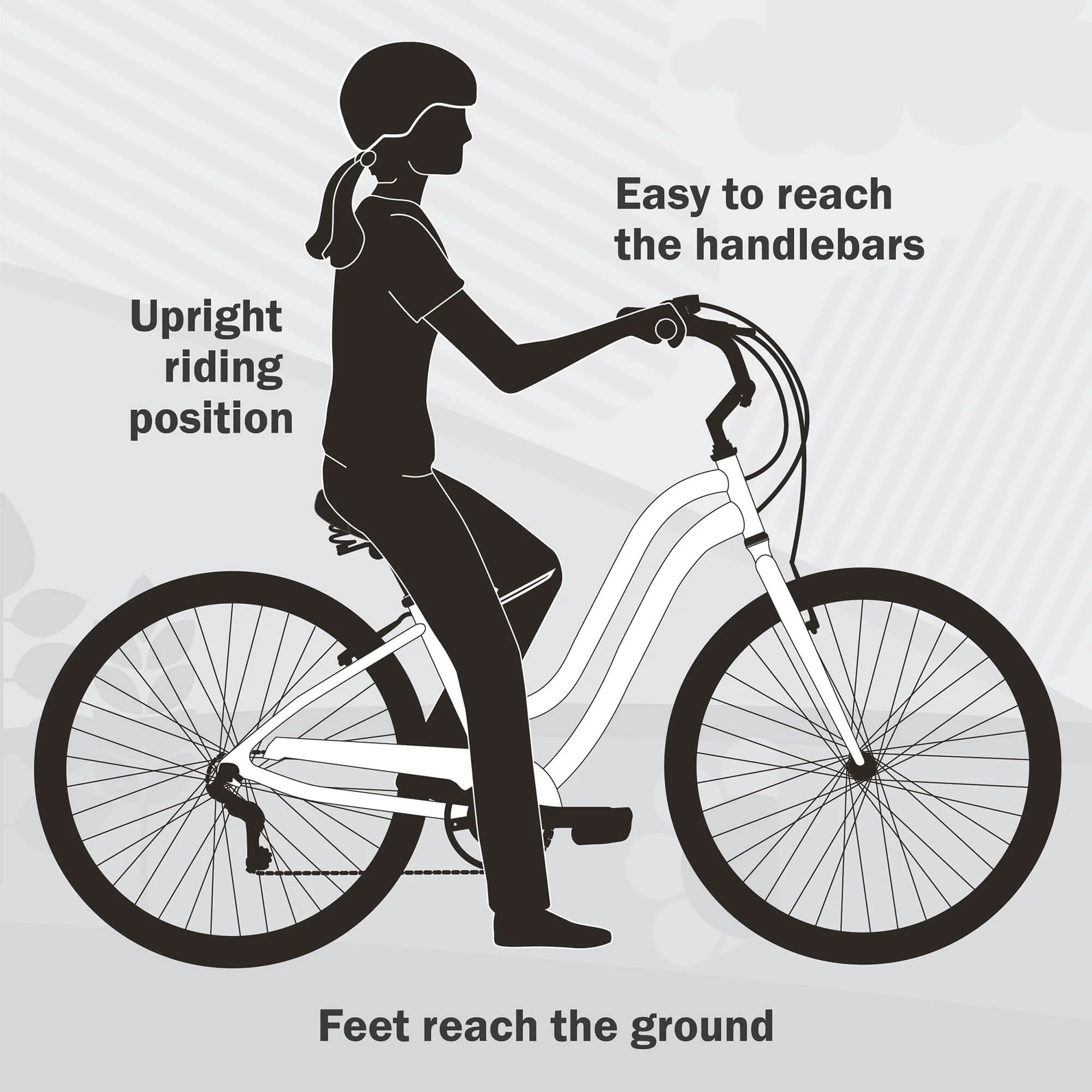 Nel Lusso Classic Cruiser Bike with Perfect Fit Frame, Women's, Light Blue, 26 Inch