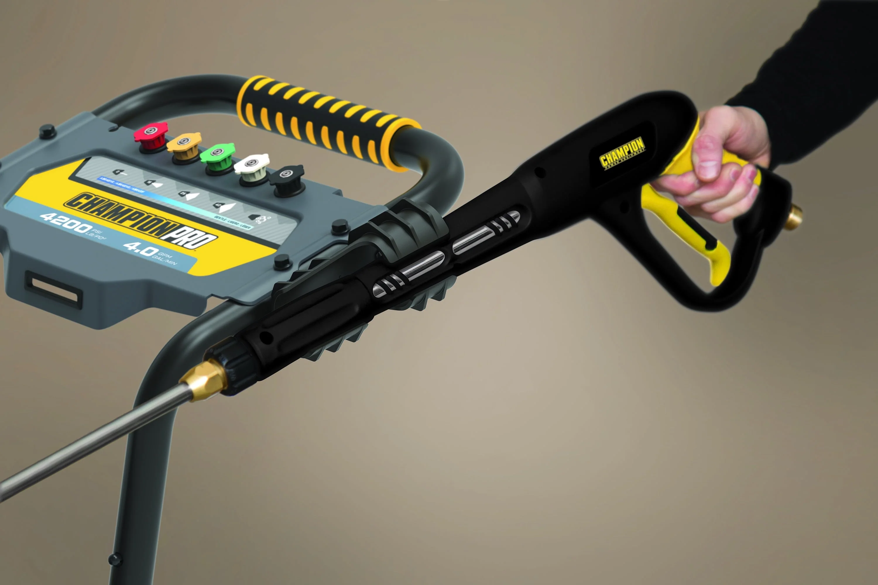 Champion Power Equipment 4200-PSI 4.0-GPM Commercial Duty Low Profile Gas Pressure Washer