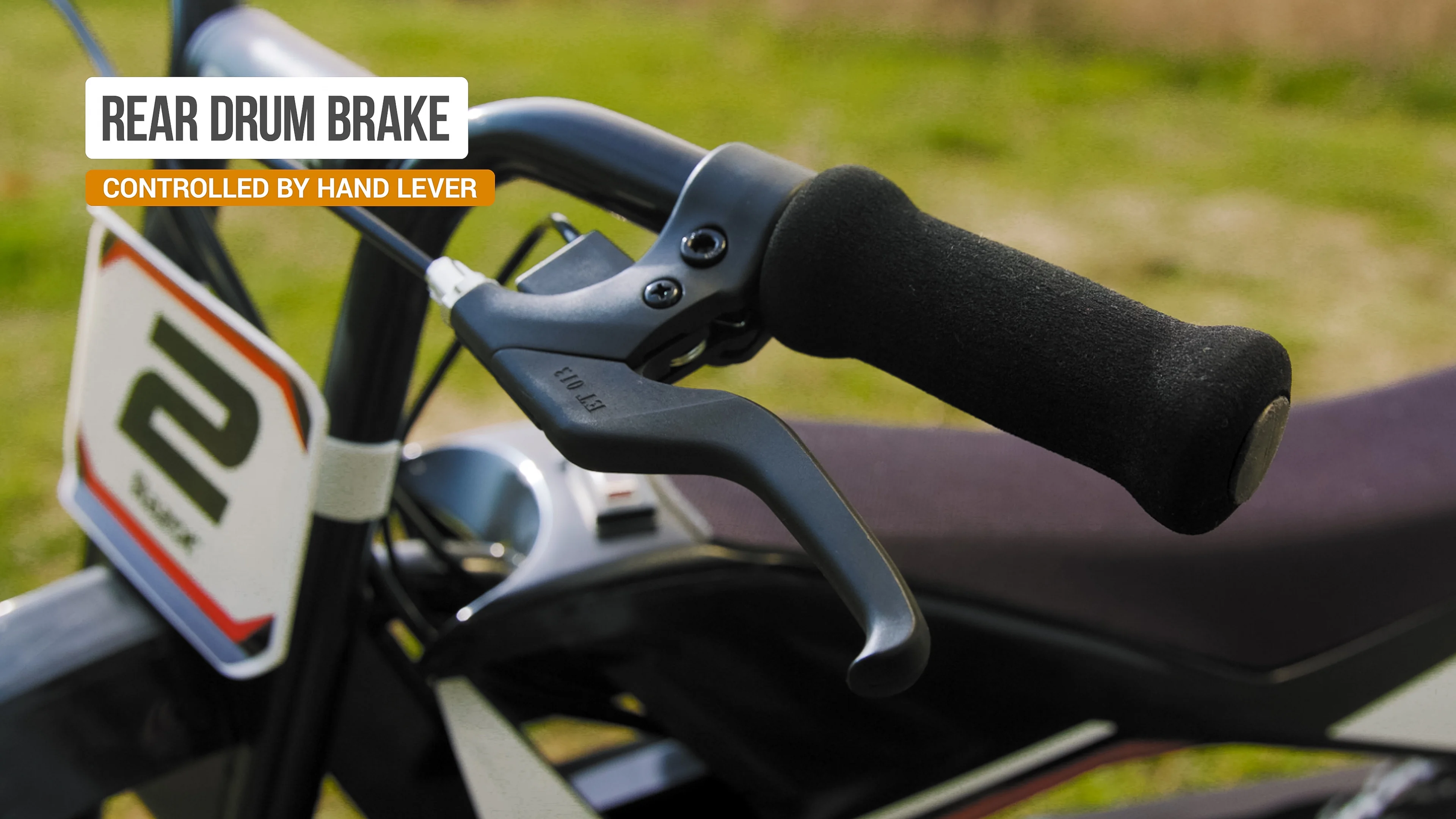 Razor Dirt Rocket MX125 Electric-Powered Dirt Bike - Black with Decal Included, for Child 5+