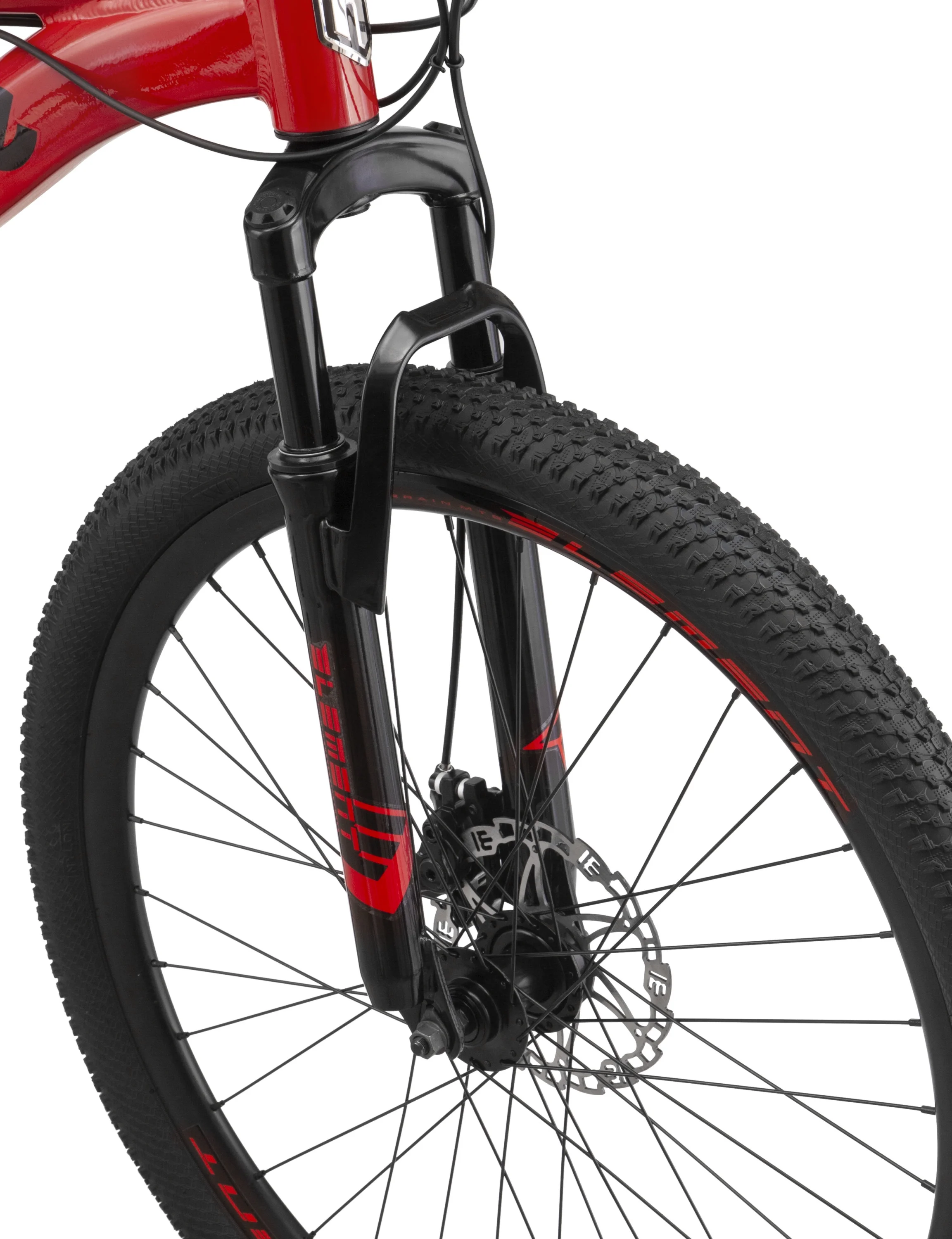 26-in. Durham Unisex Mountain Bike, Red and Black, 21 Speeds