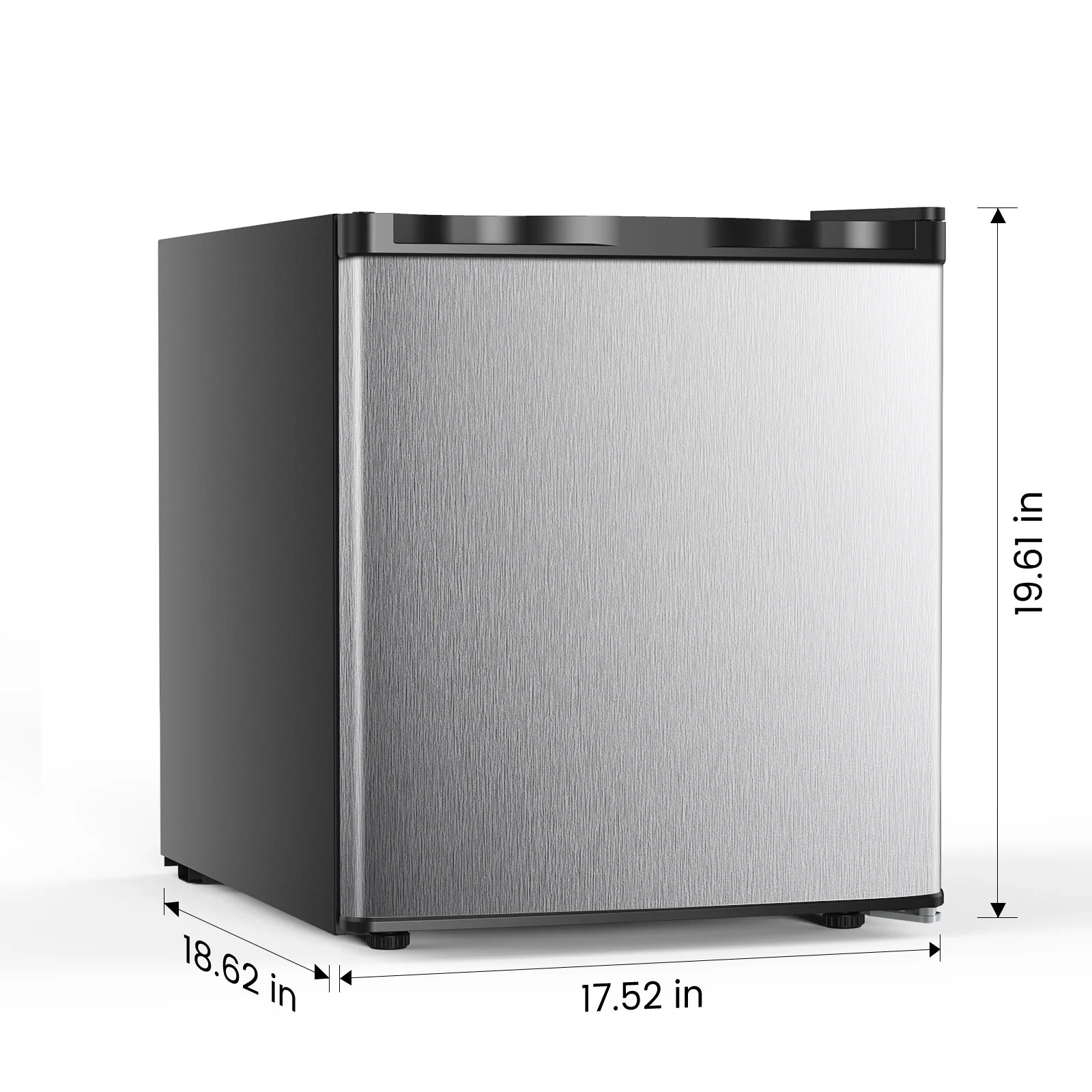 KNDKO 1.2Cu.ft Upright Freezer, Mini Freezer with Reversible Door, Perfect for Home/Office/Dorm, Black