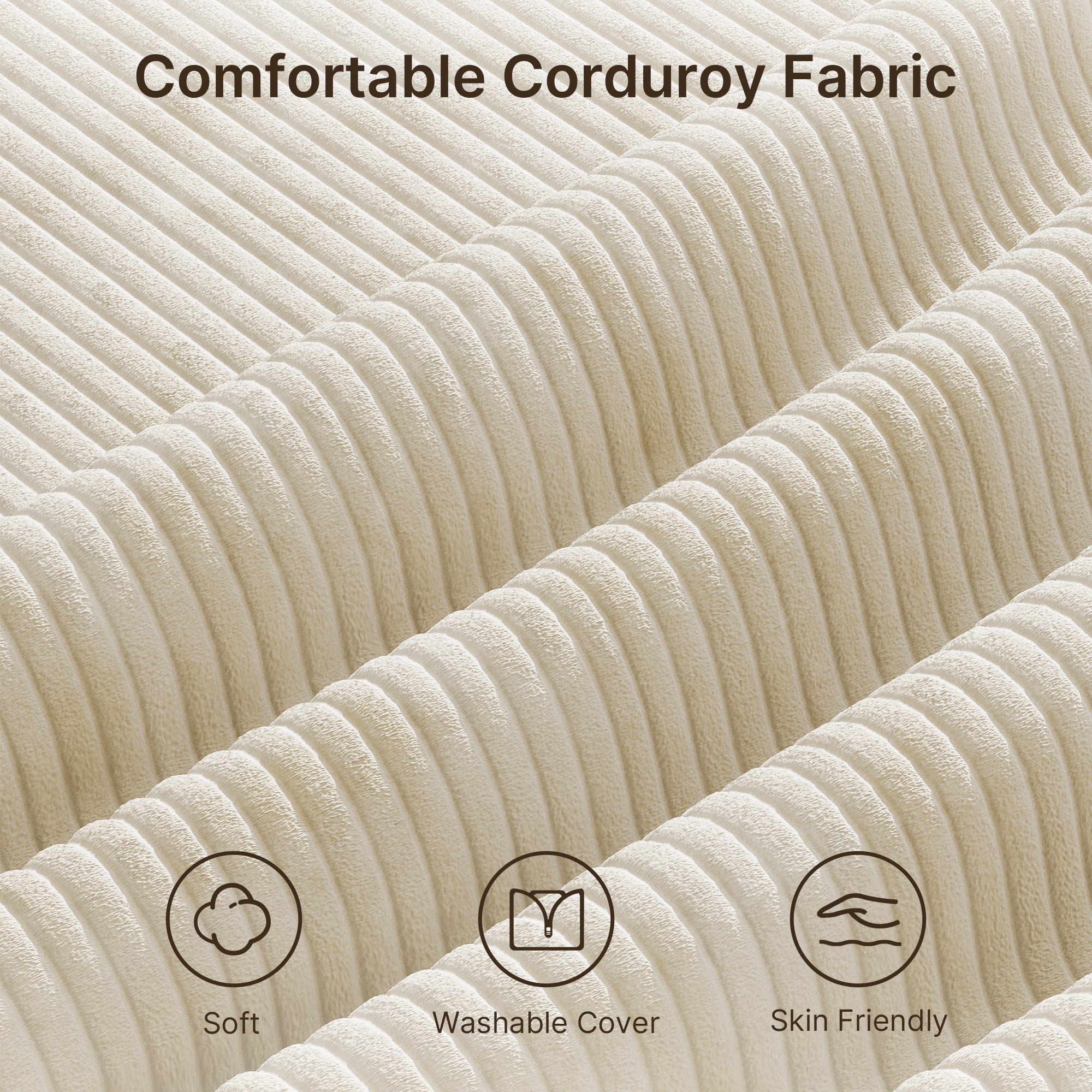 Lofka 110�� Modular Sectional Sofa Bed with Double Layer Cushions and Movable Ottoman, Modern Comfy Cloud Couch for Living Room, DIY Combination, Green